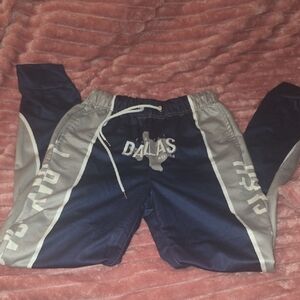Dallas Navy and Gray Kids Athletic Pants
